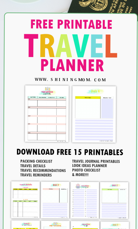 15 Free Trip Planner Printables for Your Next Adventure! — 💎 🎨 romanticize your routine