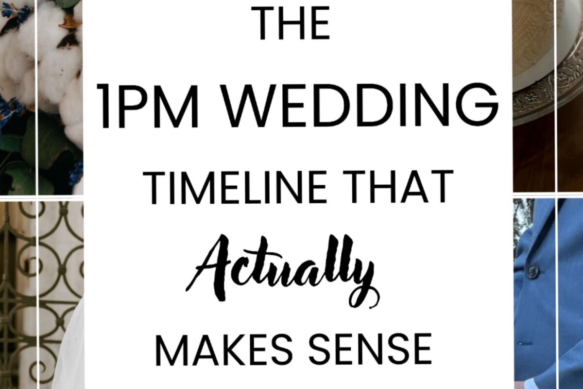 🕯️ 🌿 1PM Wedding Timeline: Full Day Schedule & Ceremony Plan | stay inspired all year long