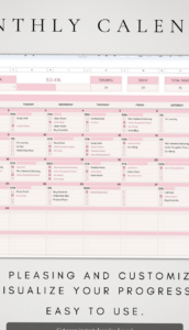 2025 Monthly Calendar Spreadsheet | Google Sheets Planner Template — 🌈 🪄 only tool for life admin