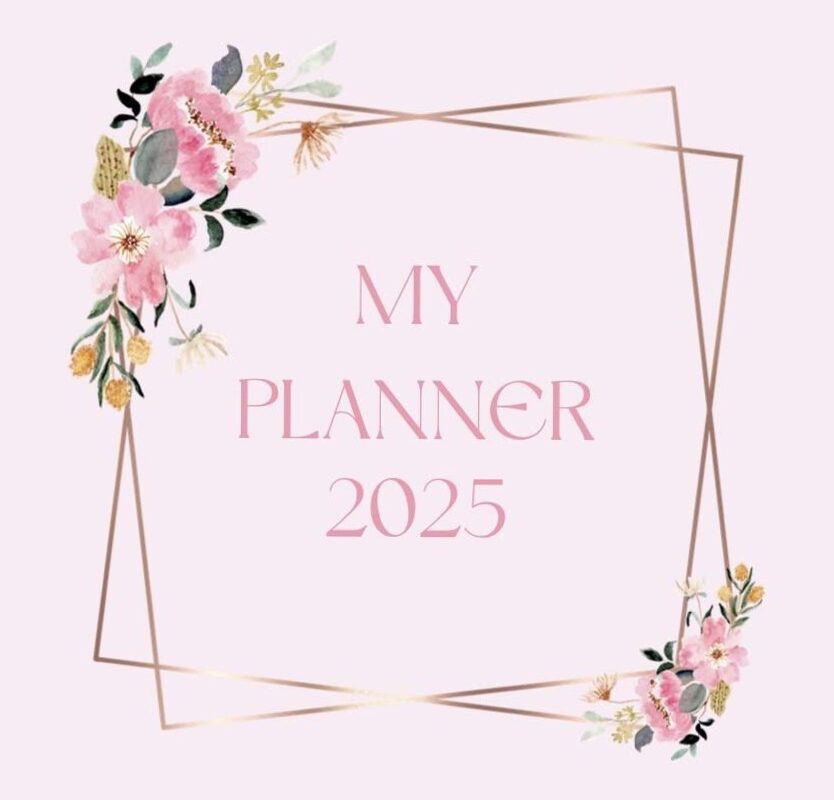 2025 Pink Floral Digital Planner | Etsy — 🌿 🤍 dream life manifestation