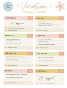 🎀 🌿 2026 Digital Vacation & Trip Planner for iPad: Monthly, Weekly & Daily Schedule | secret to staying productive