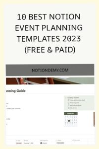 💌 🍰 2026 efficiency hack: 10 Best Notion Event Planning Templates 2023 (Free & Paid)