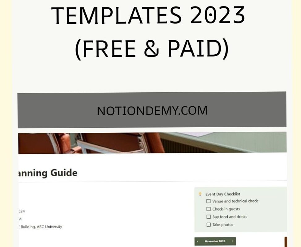 💌 🍰 2026 efficiency hack: 10 Best Notion Event Planning Templates 2023 (Free & Paid)