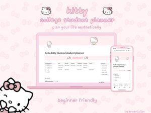 ☁️ ✨ 2026 efficiency hack: Aesthetic Notion Planner: Kitty Student Organizer 2025