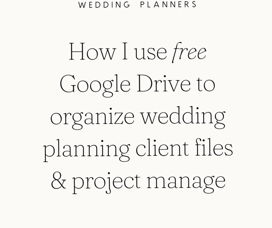 🎨 🌈 2026 efficiency hack: Free Project Management System for Wedding Planners in Google Drive