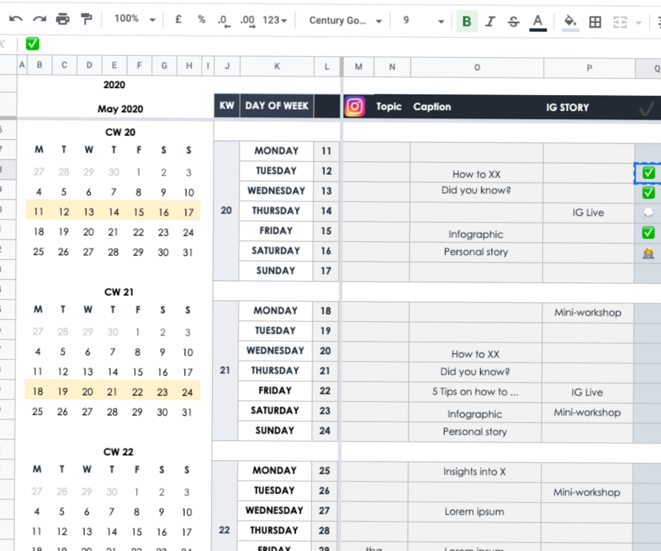🌸 💍 2026 efficiency hack: Social Media Editorial Calendar 2020 | Budget Templates & Resources for Google Sheets