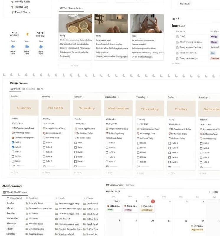 📌 📊 2026 efficiency hack: That Girl Life Planner: Notion Homepage (9+ Pages)