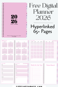 🌈 💎 2026 Free Digital Planner Templates | Creative Design | romanticize your routine