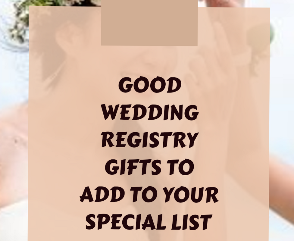 🤍 🌿 25 Good Wedding Registry Gifts To Add To Your Special List | dream life manifestation