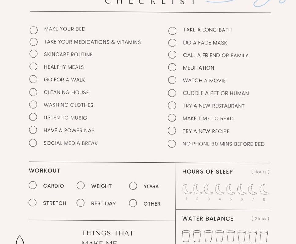 🎀 🌿 28-Day Self-Care Challenge: Daily Planner for Balance & Wellness | dream life manifestation