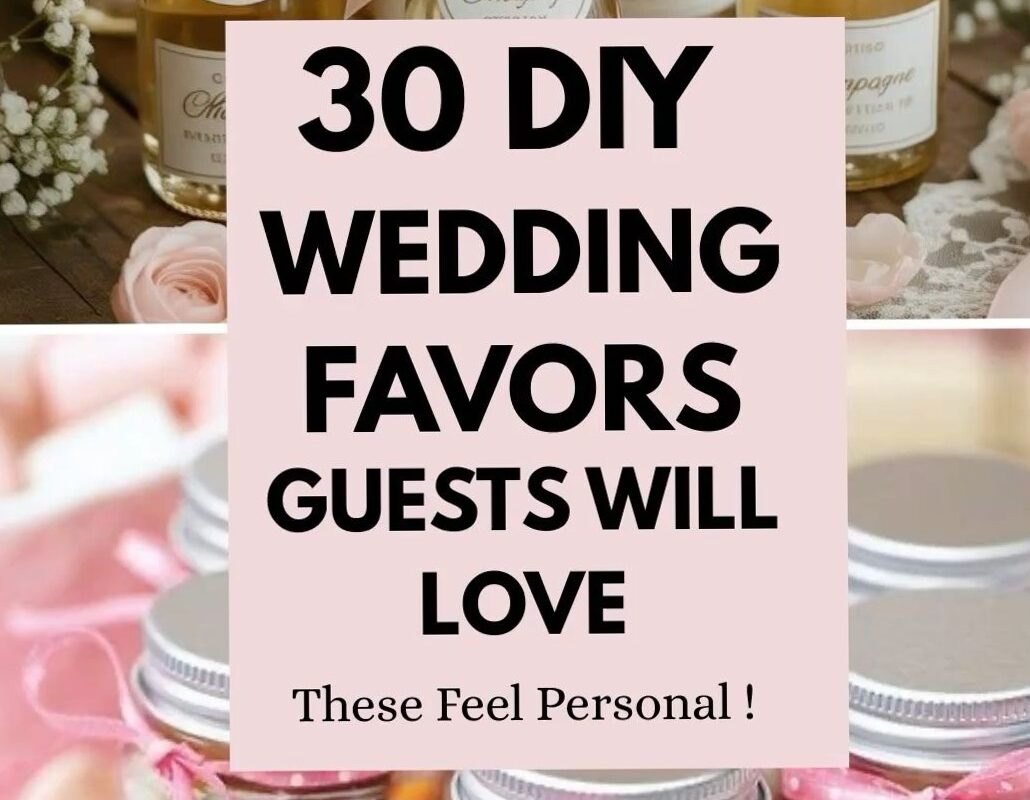 30 DIY Wedding Favor Ideas | Personalized Guest Gifts — 🕯️ 🤍 secret to staying productive