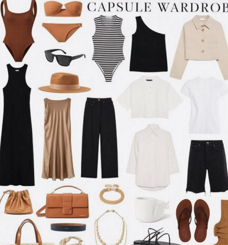 30 Summer Vacation Outfits 2025: Capsule Wardrobe Ideas — 🖌️ 💎 romanticize your routine