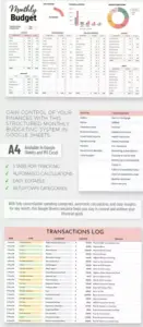 🌸 🥂 300+ Free Budget Templates in Google Sheets & Excel | secret to staying productive