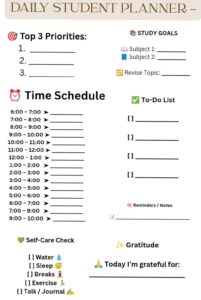 🌿 🎀 Academic Reset Planner | Back-to-School Edition | stay inspired all year long