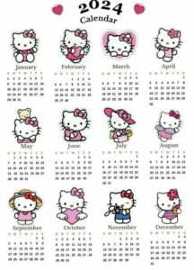 🤍 🤍 Adorable Hello Kitty Digital Planner Assets | secret to staying productive