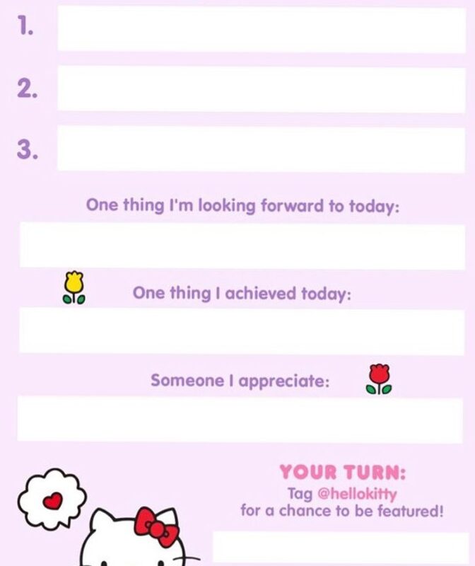 Adorable Hello Kitty Planner Template for Creative Designs — 🖌️ 🎨 romanticize your routine