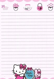 Adorable Hello Kitty Planner Assets for Romantic Routines — 🤍 🎀 dream life manifestation