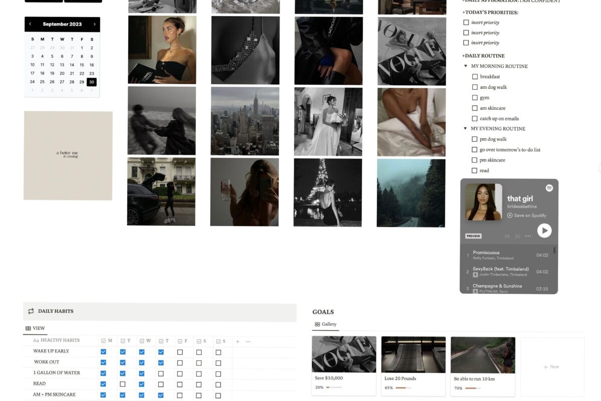 🖌️ 📍 Aesthetic Notion Template: Ultimate All-In-One Planner for That Girl | only tool for life admin