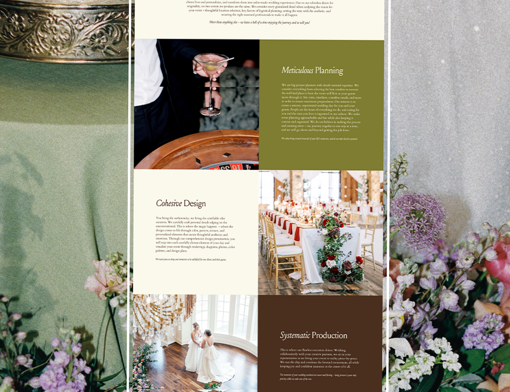 💌 🍰 Aesthetic Web Design for Wedding Planners | Creative Digital Templates | dream life manifestation