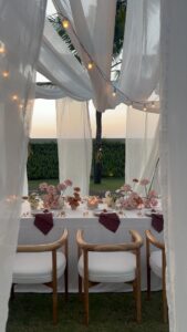 Bali Wedding Reception Inspo 2024: Garden Draping Elegance — 🤍 🤍 secret to staying productive