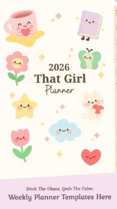 Become That Girl with the Ultimate Cute Pink Weekly Planner — 🌈 🌈 stay inspired all year long