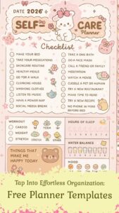 🎨 🎨 Bloom into Wellness with Your Dream Fitness Planner | stay inspired all year long