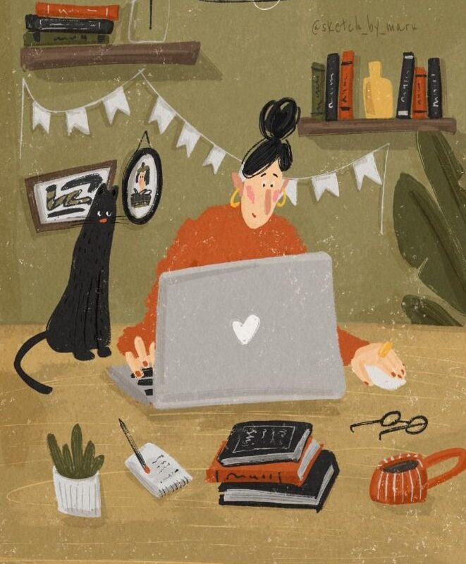 ☁️ ✨ Boltasova Mariia — Procreate Illustration for Planners & Digital Design | secret to staying productive