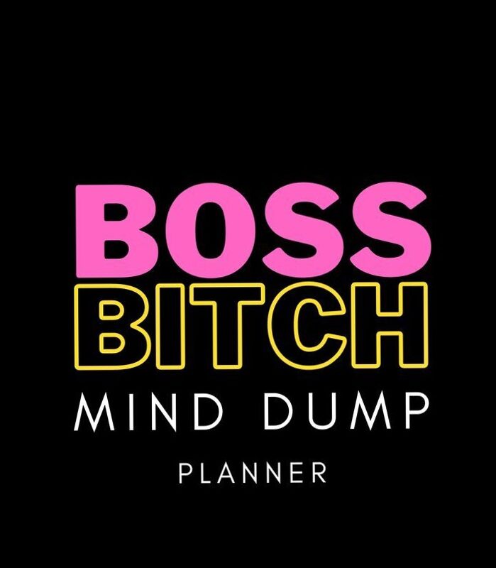 Boss Bitch Mind Dump Planner — Digital Design & Creative Assets — 🎀 ☁️ dream life manifestation