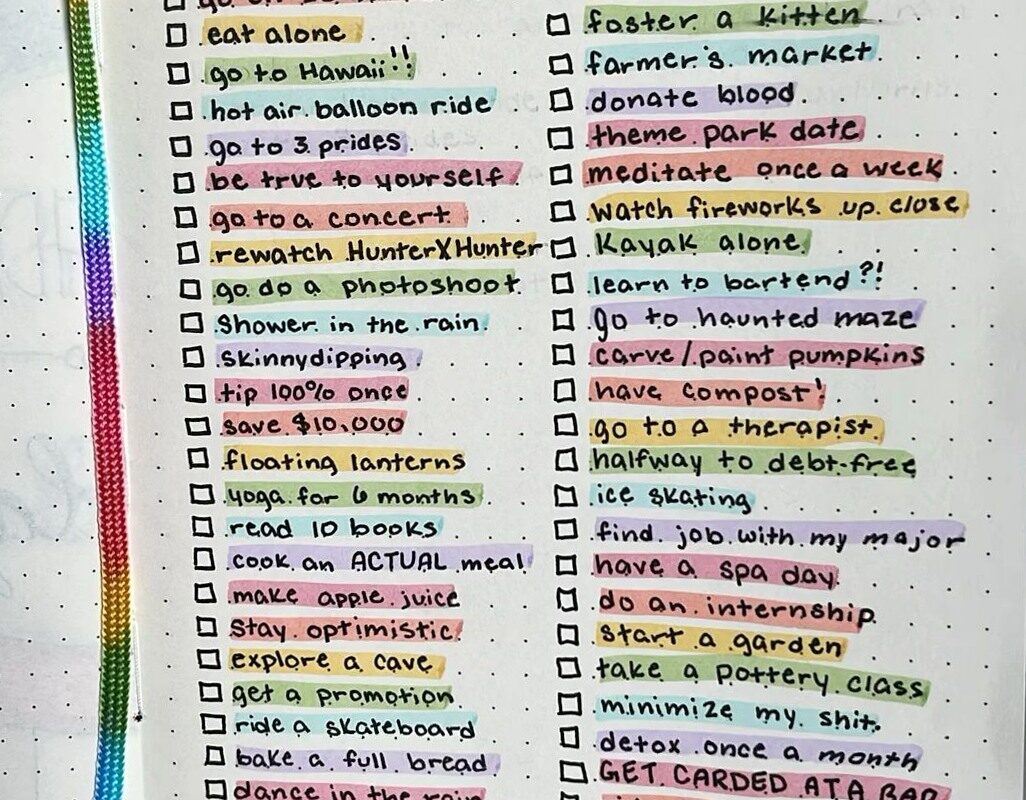 ✨ 🌿 Bujo Bucket List: Digital Design & Planner Inspiration | romanticize your routine