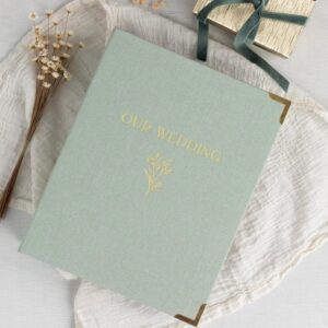 Charming Green Wedding Planner with Vintage Mini Notebooks — 👰 🍰 secret to staying productive