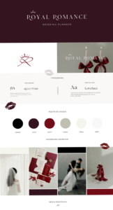 Charte graphique & branding luxe pour wedding planner — 💎 🌈 stay inspired all year long