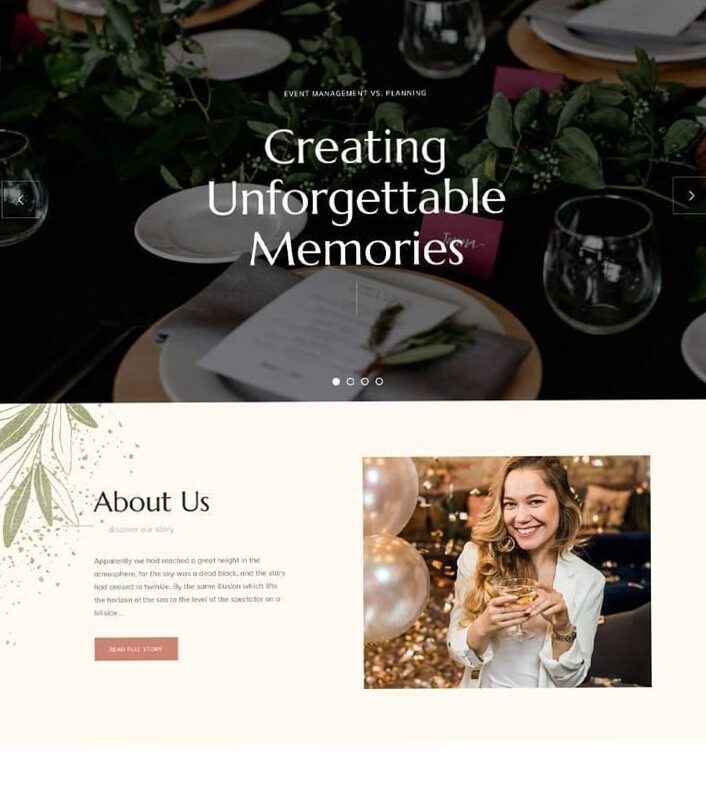 Chic Wedding Planner UI/UX Design 2024 — ✨ ✨ romanticize your routine