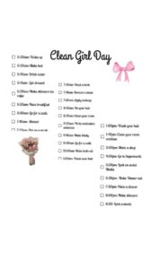 🪄 📍 Clean Girl Aesthetic Digital Planner Templates | secret to staying productive