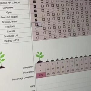 🌈 🎨 Conquer Goals with Custom Habit Tracker Spreadsheet | ultimate printable checklist