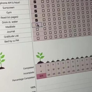 🌈 🎨 Conquer Goals with Custom Habit Tracker Spreadsheet | ultimate printable checklist