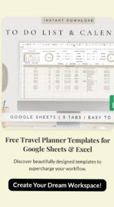 💎 🪄 Conquer Travel Planning with Free Excel Templates & Budget Sheets | secret to staying productive