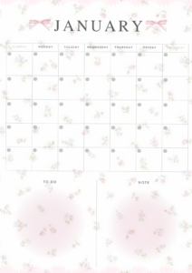 📊 📁 Coquette Monthly Planner: Kawaii Daily Design for Creative Organization | secret to staying productive