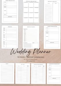 Create Your Perfect Wedding with this Elegant Digital Planner — 💎 📍 stay inspired all year long