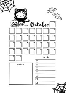 🌿 ☁️ Creative Assets & Planner Designs for October 2023 | stay inspired all year long