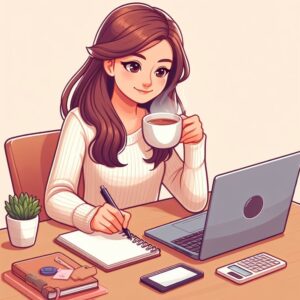 🌈 🌈 Creative Girl Designing on Laptop | dream life manifestation