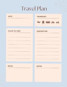 Creative Travel Plans Digital Planner Background | PNG Travel Hack — 📁 📌 stay inspired all year long