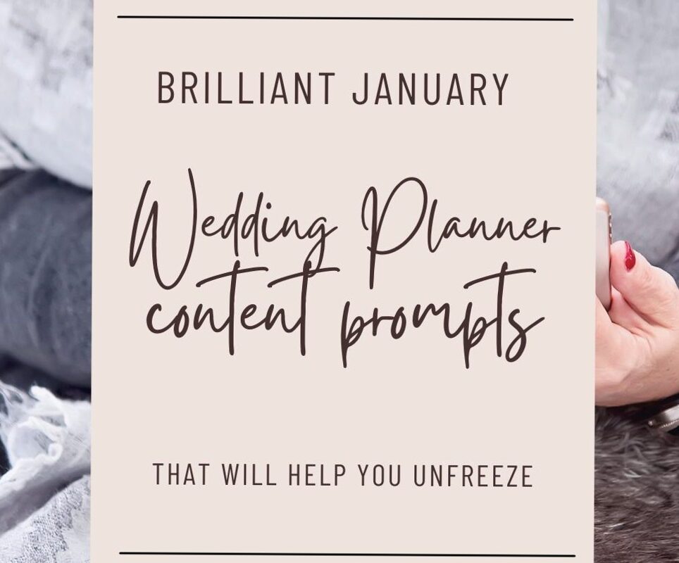 💎 🌈 Creative Writing Prompts for Wedding Planners | Engaged Wedding Planner Academy | dream life manifestation
