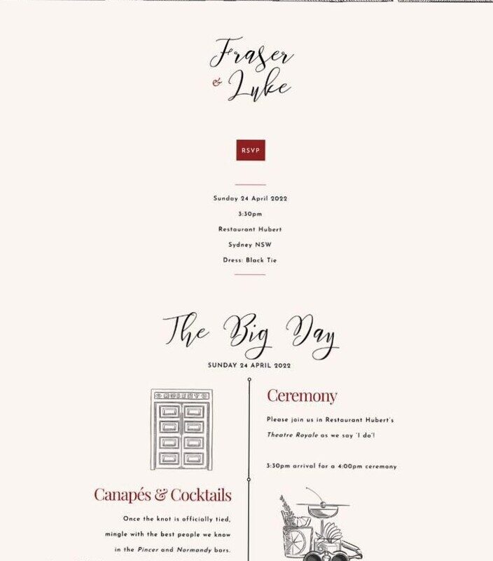 💎 🌈 Custom Animated Wedding Website Design Example | dream life manifestation