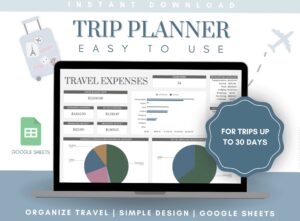 🤍 🎀 Customizable Travel Planner Template for Dream Trips | secret to staying productive