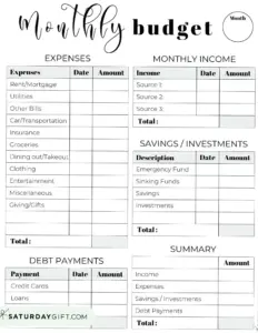 🎨 📍 Cute Free Budget Planners & Trackers Printables | essential planning guide