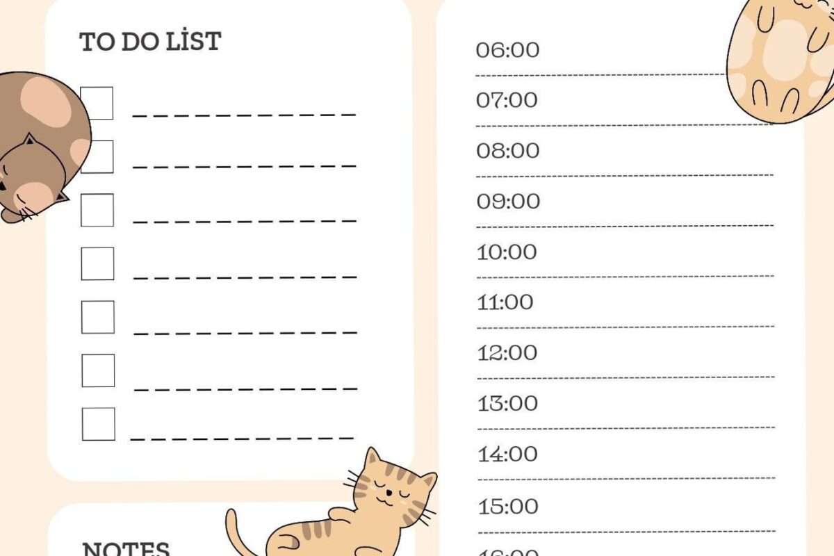 Cute Kawaii Cat Planner with Adorable Layouts & Templates — 🌸 💍 secret to staying productive