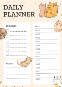 Cute Kawaii Cat Planner with Adorable Layouts & Templates — 🌸 💍 secret to staying productive