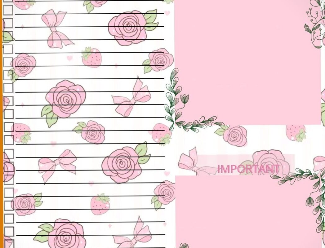 Cute Marie-Inspired Hello Kitty Planner Template — 📍 💎 romanticize your routine
