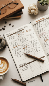 🤍 🌿 Daily Deep Work & Routine Planner for Creative Minds | romanticize your routine