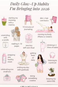 Daily Glow-Up Habits 2026: Wellness & Productivity Routines — 📍 🌈 romanticize your routine